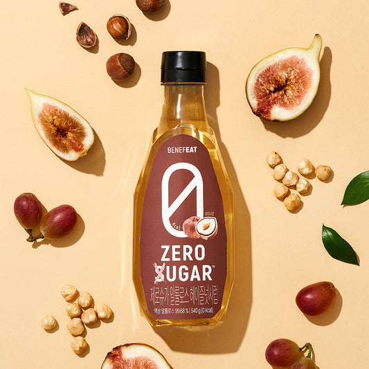 BENEFEAT- ZERO XUGAR Allulose Hazelnut Syrup